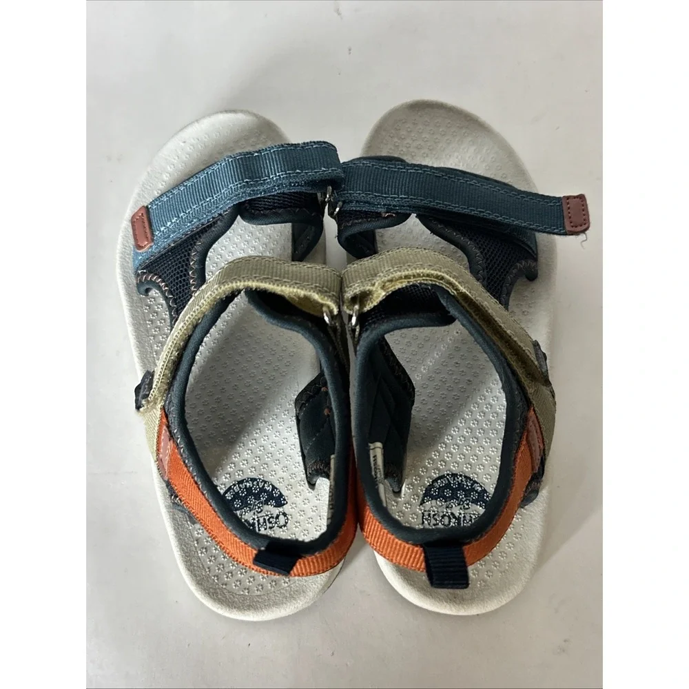 OshKosh B'gosh Toddler Boy's Size 1M Double Adjust Sandals Multicolor